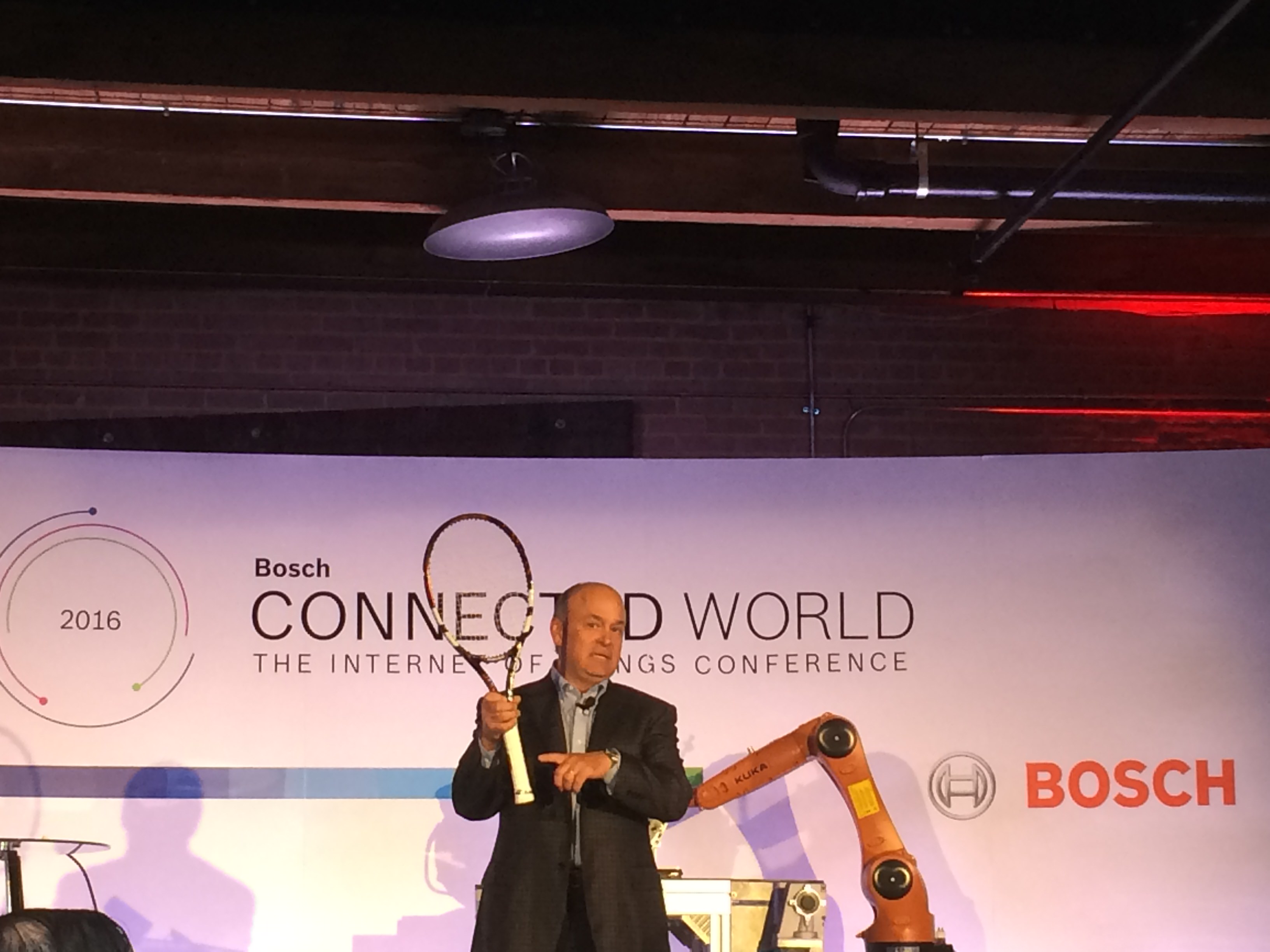 Mike Mansuetti of Bosch USA speaking