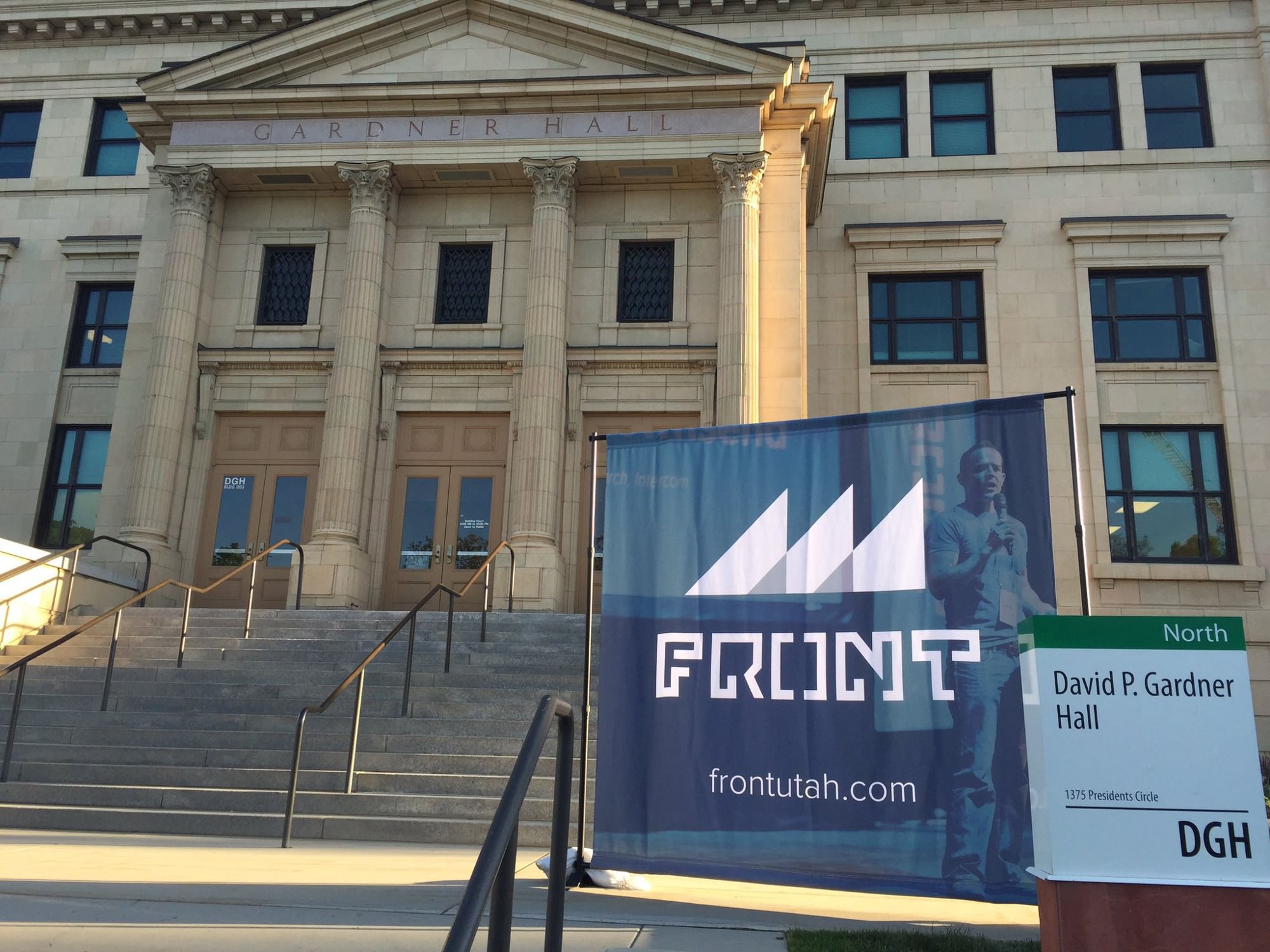 Picture of the building outside the Front Conference.