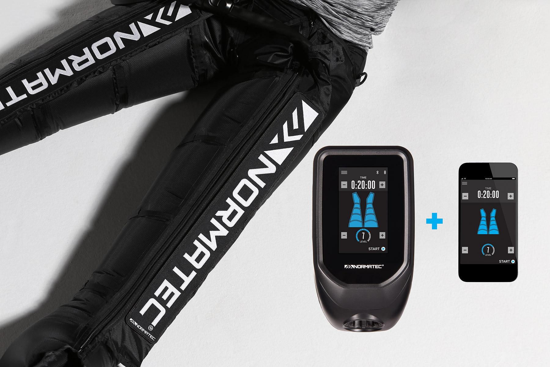 pulsepro2.0 and a cell phone running the app