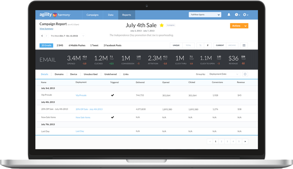 Screenshot of design