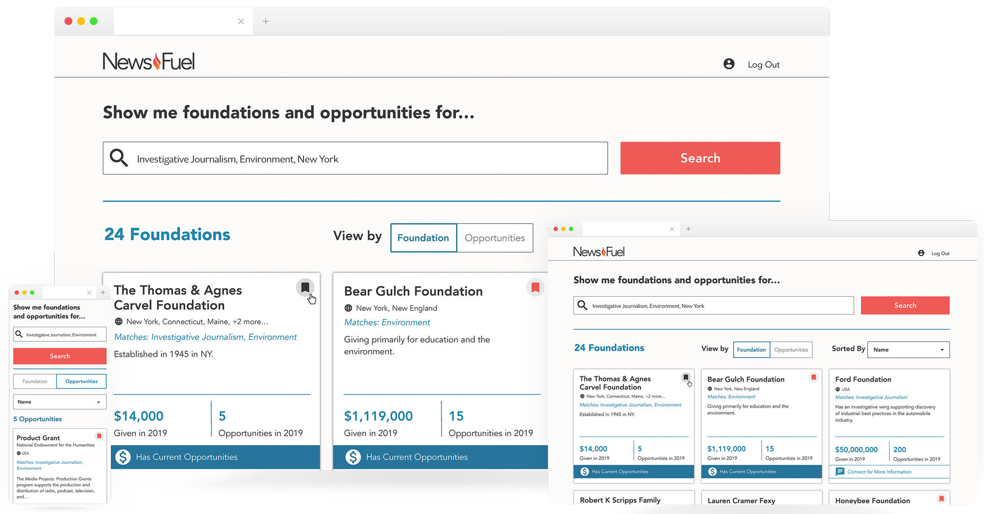 NewsFuel website on various screens